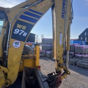 foto backhoe loader Komatsu WB97 R